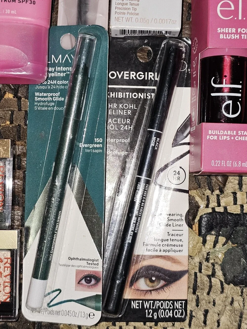 25 Pc Mixed Lot Of Makeup ELF, Flower, NYX, Revlon, CoverGirl